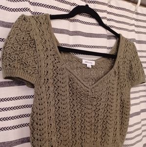 Stitch & Pine, Medium, Green, crop top